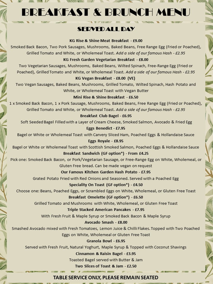 Cafe The Kitchen Garden Café Café Shop Deli Birmingham